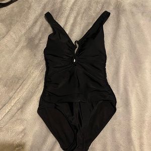 Black bathing suit